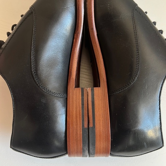 CURATORE Falco Oxford Black Leather Men’s Shoes Size 9 main image 8
